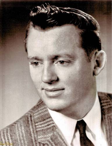 Chuck Hunnewell in a portrait taken in the early 1960s when he was at Michigan State. (Family photograph)