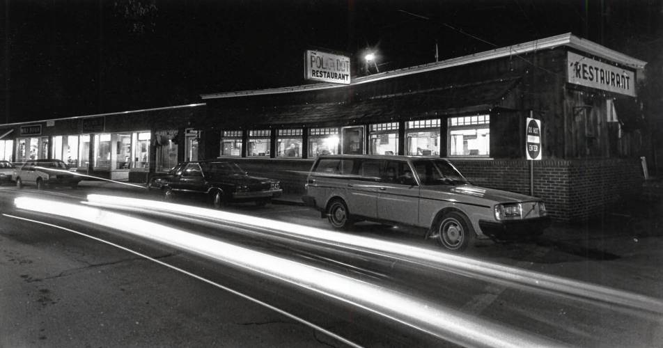 The Polka Dot is open early for business, circa. late 1980s, in White River Junction, Vt. (Valley News - Bill Conradt) <p><i>Copyright © Valley News. May not be 
reprinted or used online without permission. 
Send requests to 
permission@vnews.com.</i></p> 