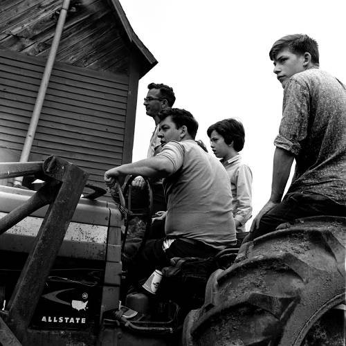 The young set watches with interest at a farm auction on July 18, 1967. (Valley News - Larry McDonald) Copyright Valley News. May not be reprinted or used online without permission. Send requests to permission@vnews.com.