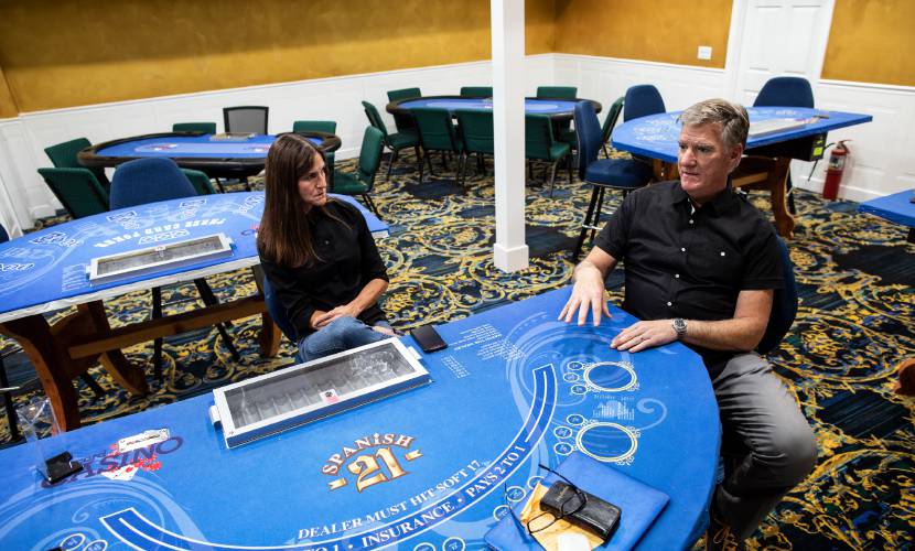 Andy Sanborn and his wife, current Rep. Laurie Sanborn, decided to open Concord Casino because they wanted to find a way to give back to the community. 