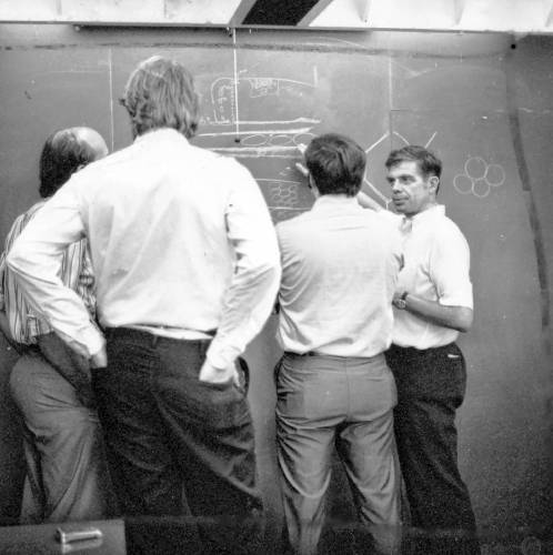 Bob Dean at Creare with colleagues circa 1965. (Family photograph)