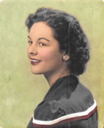Ella Perry in a 1945 portrait. (Family photograph)